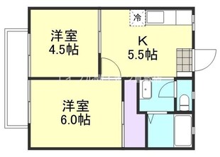 サンライフ鴨方の物件間取画像